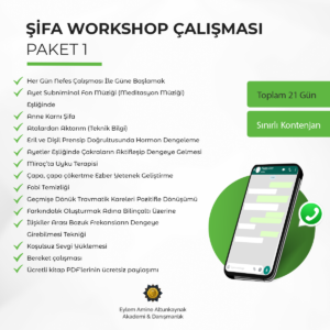 Şifa Workshop 1. Paket